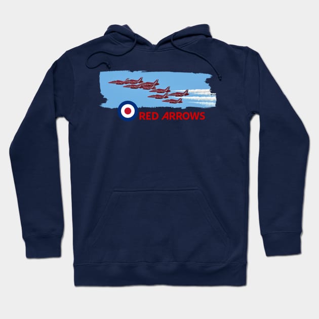 The Red Arrows Hoodie by SteveHClark